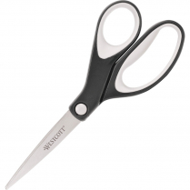 Westcott® KleenEarth® 8" Straight Soft Handle Scissors
