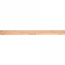Westcott® Ruler 30cm Flat Edge Wood