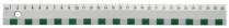 Westcott® 30cm Green & White Plastic Ruler
