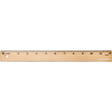 Westcott® Wooden Ruler 12" / 30cm