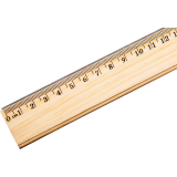 Westcott® Wooden Ruler 12" / 30cm