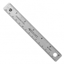 Westcott® Stainless Steel Ruler 6" / 15cm