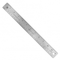 Westcott® Stainless Steel Ruler 12" / 30cm