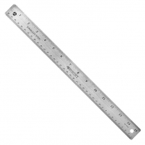 Westcott® Stainless Steel Ruler 15" / 38cm