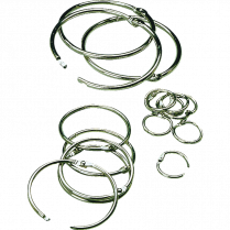 Westcott® Loose-Leaf Rings Assorted Sizes 15/pkg