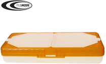 Long Pencil Box with Organizer Lid 5-1/2" x 14" Assorted Colours