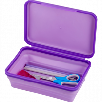 It's Academic Flexi Storage Box Purple