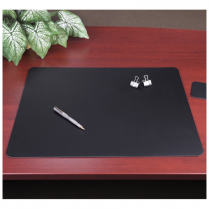 Artistic™ Leather Desk Pad 20" x 36" Black