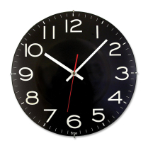 WALL CLOCK TIMEKEEPER 11.5 BLACK