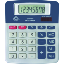 Aurex 8-Digit Dual Power Desktop Calculator