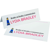 Avery® Tent Cards Large 11" x 3-1/2" White 50/box