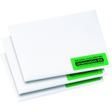 Avery® Neon High Visibility Labels 2-5/8" x 1" Laser Green 750/box