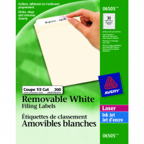 Avery® File Folder Labels Removable White 300/pkg