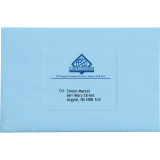 Avery® Easy Peel® Clear Address Labels 3-1/3" x 4" 60/pkg