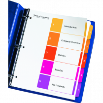 Avery® Ready Index® Dividers Coloured 1-5