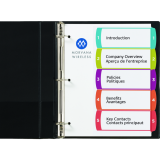 Avery® Ready Index® Customizable Table of Contents Dividers 1-5 Tabs