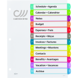 Avery® Ready Index® Customizable Table of Contents Dividers 1-12 Tabs