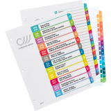 Avery® Ready Index® Customizable Table of Contents Dividers Jan-Dec Tabs