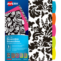 Avery® Big Tab™ Reversible Tab Dividers Floral Damask 5 Tabs