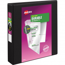Avery® Durable View Presentation Binder 1-1/2" Black