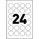Avery® Write Only Multi-Purpose Removable Labels 3/4" Round  480/pkg