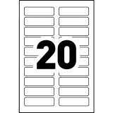 Avery® Print or Write Multi-Purpose Removable Labels 1/2" x 1-3/4" 400/pkg