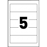 Avery® Print or Write Multi-Purpose Removable Labels 1" x 3" 125/pkg