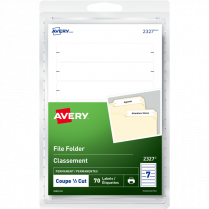 Avery® Print or Write File Folder Labels 70/pkg