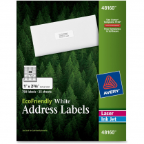 Avery® EcoFriendly Mailing Labels 2-5/8" x 1" 750/box