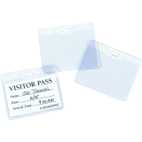 Avery® Heavy Duty Name Badge Holders Horizontal 3” x 4” 25/pkg