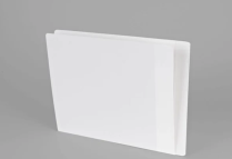 Acme Visible End Tab File Folders Heavy Duty White Letter 50/box