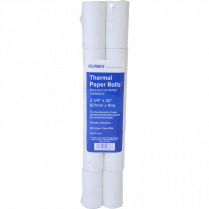Iconex™ Paper Rolls Thermal 2-1/4" x 1-1/8" (30'L) 10 rolls/pkg