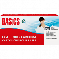 Basics® Remanufactured Toner Cartridge (Brother TN650) HY Black