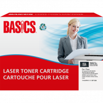 Basics® Remanufactured Toner Cartridge (HP 55A) Black