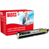Basics® Remanufactured Toner Cartridge (HP 126A) Yellow
