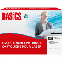 Basics® Remanufactured Toner Cartridge High Yield (HP 55X) Black