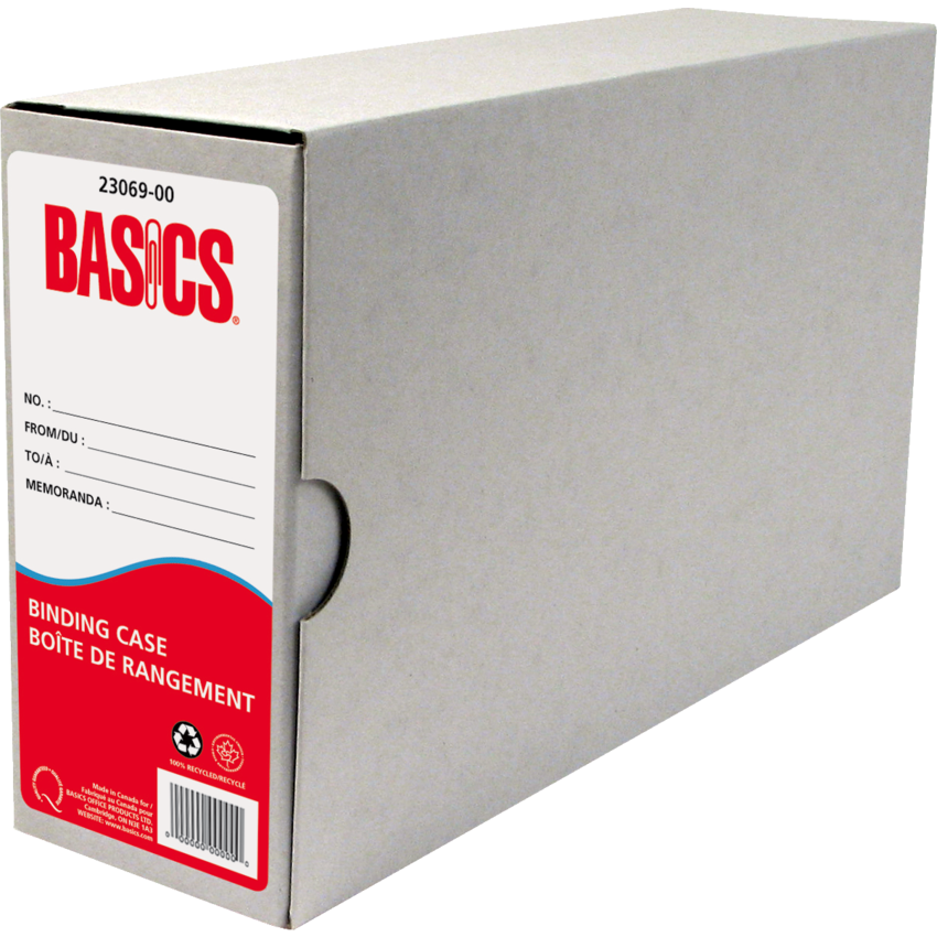 Basics Binding Cases Note Size 6/Pkg Monk Office