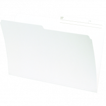 Basics® Reversible File Folders Letter Ivory 100/box