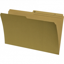 Basics® Reversible File Folders Legal Kraft 100/box