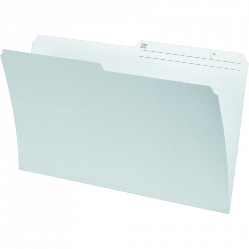 Basics® Reversible File Folders Legal Ivory 100/box Monk Office