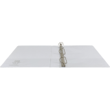 Basics® Customizable D-Ring Binder 1-1/2" White