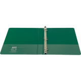Basics® D-Ring Binder 1" Green