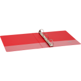 Basics® D-Ring Binder 1-1/2" Red
