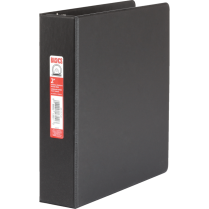 Basics&reg; Round Ring Binder 2" Black