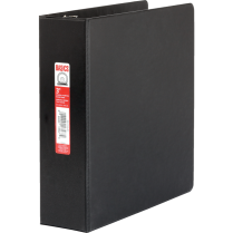 Basics&reg; Round Ring Binder 3" Black