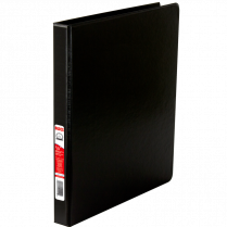 Basics® Round Ring Binder 1/2" Black