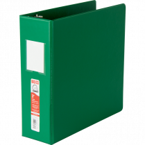 Basics® D-Ring Binder 3" Green