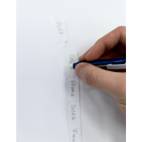 Basics® Erasable Tab Index Dividers White 5 Tabs
