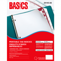 Basics® Printable Tab Indexes Laser 5-Tabs 5 sets/pkg