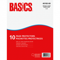 SHEET PROTECTOR HW LETTER BAS CLEAR 10PK